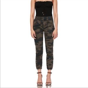 AFRM Camo High Waist Crop Ankle Jogger Pants